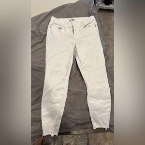 Women’s white express jeans